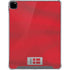 Denmark Soccer Flag iPad Pro 12.9in (2020) Clear Case